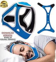 Anti Snoring Chin Straps - Advanced Snoring Solution and Anti Snoring Devices - Snoring Chin Straps - Stop Snoring Sleep Aid for Men and Women (Blue)