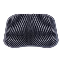 SOFIALXC Silicone Seat Cushion 3D Breathable Cool Gel Massage Non Slip Pad Ergonomic Comfort Summer Chair Sofa seat Home Office Car-Grey