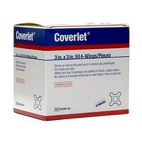 BSN Medical Coverlet Adhesive 4-Wing 3 x 3 Bandage 50/box by Coverlet