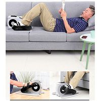 Under Desk Fitness Rehab Equipment - Fitness Rehab Equipment for Elderly - Desk Elliptical Trainer Pedal Exerciser Bike for Home Office Exercise, Mini Stepper Equipment with Display Monitor,Host+Right