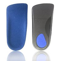 Dr.Koyama 3/4 Length Orthotics Insoles - Inserts for Corrects Over-Pronation,Fallen Arches, Flat Feet - Plantar Fasciitis, Heel Spurs, Supination (S - Women 7-8.5 / Men 5.5-7)