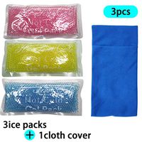 Pain Relief Flexible Ice Pack for Injuries Hot & Cold Therapy Reusable Gel Pack/Heat Wrap - Great for Back, Waist, Shoulder, Neck, Ankle, Knee and Hip