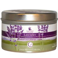 Way Out Wax Aromatherapy Scented Candle, Lavender Fragrance (6.7 oz LargeTravel Tin); Hand Poured Soy Candles Scented w/Pure Essential Oils, All-Natural