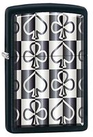 Zippo Personalized Message Engraved Customized Gift for Him for Her Playing Card Indoor Outdoor Windproof Lighter