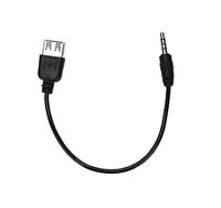 3.5mm Male AUX Audio Plug Jack to USB 2.0 Female Converter Cable Cord Car MP3 RitZ-MarT