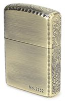 Zippo Armor Case Carp Limited Edition Antique Brass 3-Sides Etching Oil Lighter