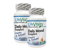 Brain Health Supplement - Life Vitality Daily Mood Support, GABA, B Complex Vitamins, Magnesium, Ashwagandha Root, 60 Capsules, Non-GMO (2)