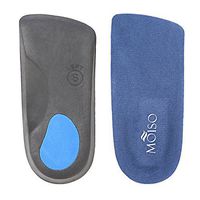 MOISO Premium 3/4 Length Orthotic Insoles for Plantar Fasciitis Flat feet with Arch Support for Men & Women (XS - W5-6.5 | M3.5-5)