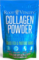 Root Vitality Collagen Powder, Collagen Peptides, Grass Fed, Premium Quality, Collagen Protein, Pasture Raised, Easily Dissolves, Keto & Paleo Friendly, Non-GMO, 300 Grams