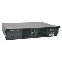 Tripp Lite Switched PDU with ATS, 7.4kW 230V Outlets (16 C13 & 2 C19), 2 IEC309 32A Blue Cords, 2U Rack-Mount, TAA (PDUMH32HVATNET)