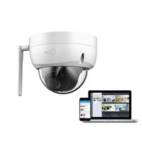 Oco Pro Dome v2 WiFi Weatherproof and Vandal-Proof Security Camera with Micro SD Card and Cloud Storage - 1080p Day/Night Outdoor/Indoor IP Surveillance System with Remote Monitoring