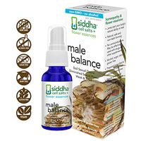 Siddha Remedies Male Balance Spray | Treats Dull Sexual Desire, Diminished Sexual Power - Unleash Your Inner Beast | 100% Natural Homeopathic Remedy with Cell Salts and Flower Essences