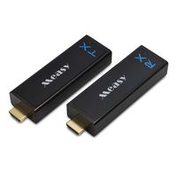 measy W2H Nano HDMI Converter Wireless HDMI Transmitter and Receiver Wireless HDMI Extender up to 30M/100Feet Support 1080P 3D Video from Laptop PC PSP Xbox Camera to Projector HDTV Monitor