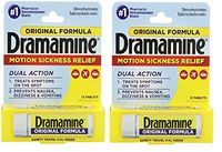 Dramamine Motion Sickness Relief Original Formula, 50 mg, 12 Count 2-Pack