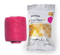McKesson - Cast Tape - 2 Inch X 12 Foot - Fiberglass - Pink - 10pcs/Box