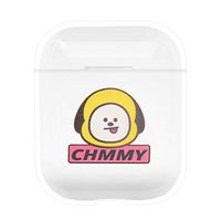 Youyouchard Kpop BTS Airpods Case, KOYA RJ SHOOKY MANG CHIMMY TATA Cooky Airpods Case AirPods Accessories Portable & Protective Transparent Cover Case for Airpods(CHIMMY)
