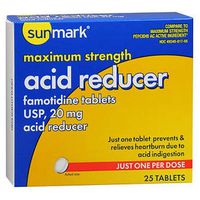 Sunmark Acid Reducer 20 mg Tablets - 25 ct