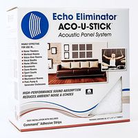 Aco-U-Stick Acoustic Panels, White