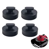 JGR Billet Aluminum Jacking Lift Pad Jack Pads Lift Pucks Jack Pucks for Corvette C5 C6 Z06 (Black)