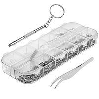 Specialized Glasses & Sunglasses Repair Kit with Multiple Screws, a Driver and Tweezers.