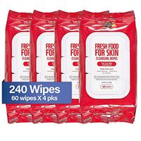 Refreshing Body Hand Face Wipes Cleansing Cloths 240 wipes alcohol-free wipes help to reduce the risk of cross contamination Restroom User friendly Hypoallergenic Fresh Scent (Pomegranate/240 wipes)
