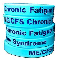 Chronic Fatigue Syndrome Awareness Bracelets MECFS 5 Pack Silicone Wristbands Medical Alert Chronic Illness Myalgic Encephalomyelitis
