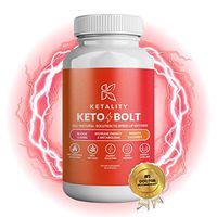 Keto Bolt Pills | (3X Powerful Dose | Keto BHB) Best Weight Loss Supplement | Advanced Exogenous BHB for Diet | Max Strength to Boost Energy, Stamina, Burn Fat | Women + Men | 60 Capsules