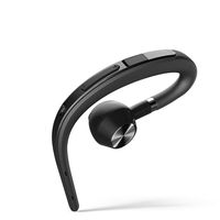 Lrker Business Earpiece CSR Bluetooth 5.0 Wireless Headset Rotatable Earbud Ear-Hook Headphone w/Mic CVC Noise Isolation with Carrying Case for iPhone Android Car Truck Driver Skype Workout Black