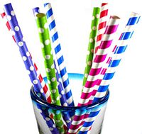 40  SMOOTHIE, BOBA, JUMBO PAPER STRAWS! ASSORTED - SUPER-WIDE 3/8" X 9 7/8"!