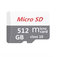 Micro Mini SD Card 512GB, XSSRUN Small Memory Card for Micro Mini SD/XC/HC Class 10 UHS-I High Speed Memory Card for Phone,Tablet and PCs - with Free Adapter