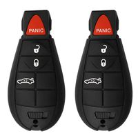 YITAMOTOR Keyless Entry Car Remote Control Replacement Key Fob 4 Button for M3N5WY783X IYZ-C01C (Pack of 2)