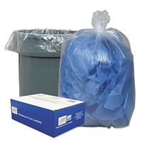 Webster Clear Linear Low-Density Can Liners, 30 Gallon, .6mil, 30 x 36, Clear, 250 (BC-37)