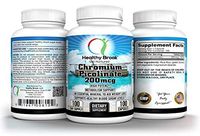 Chromium Picolinate 200mcg 100 Capsules High Potency Essential Trace Mineral Supplement Supports Healthy Metabolism Weight Loss Blood Sugar Glucose Level