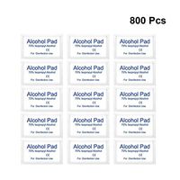 Exceart 800Pcs Disposable Alcohol Prep Pads Esthetic Wipes Isopropyl Alcohol Pads Non Woven Surgical Alcohol Wipes Swabs Makeup Facial Wipes for First Aid Wound Care Home Outdoor Travel