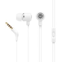 Wicked Audio Panic Earbuds with Metal Housing and Enhanced Bass, (Skeleton)