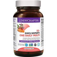 New Chapter Multivitamin for Women 50 Plus - Every Woman's One Daily 55+ with Fermented Probiotics + Whole Foods + Astaxanthin +  Organic Non-GMO Ingredients -48 ct
