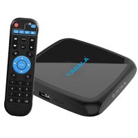 Android TV Box, YAGALA V3 Android 9.0 TV Box with RK3318 Quad Core 4GB RAM 32GB ROM Dual WiFi 2.4G/5G LAN Ethernet UHD 4K HDMI USB3.0