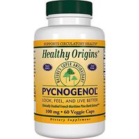 Healthy Origins Pycnogenol (Nature's Super Antioxidant) 100 mg, 60 Count