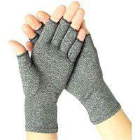 iZiv Arthritis Gloves - Compression Gloves for Rheumatoid & Osteoarthritis - Hand Gloves Provide Arthritic Joint Pain Symptom Relief - Men Women Open Finger