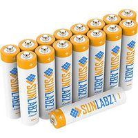 8 pack SUNLABZ NiMH Rechargeable batteries AAA