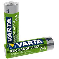 VARTA 2X Akku AA Mignon Rechargeable Accu Solar 800 mAh NiMH 56736