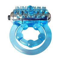 Blue Silicone Massage Ring Package Exercise Ring Adjustable Band for Men-LSTXH-5