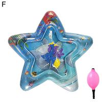 TbpersicwT Home bedroom carpet door mat, Cartoon Ocean Animal Infant Baby Inflatable Water Playing Mat Cushion with Pump - F