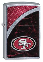 Zippo NFL San Francisco 49ers Street Chrome Pocket Lighter
