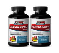 Calorie Burn and Weight Loss - African Mango Extract with Green Tea, Resveratrol, Kelp, Grapefruit 1200 Mg - African Mango Complex - 2 Bottles 120 Capsules