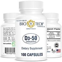 Bio-Tech Pharmacal Vitamin D3 (D3-50 50k IU, 100 Count)