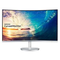 Samsung Curved LED Display, White, 27" (Refurbished)