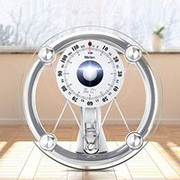 CXF Analog Bathroom Scale, Home Health Mechanical Scale, Tempered Glass Platform, Waterproof, Capacity 120kg, No Button/No Battery