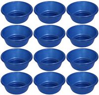 YBM HOME Round Plastic Wash Basin 1147 (12, Blue)