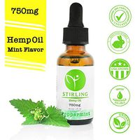 Hemp Oil – Powerful Hemp Formula - Relief from Stress and Pain - Better Sleep - Anxiety & Stress Relief - 0% THC - No Artificial Flavor - Vegan, Organic, Non-GMO 750mg w/Organic Mint Essential Oil